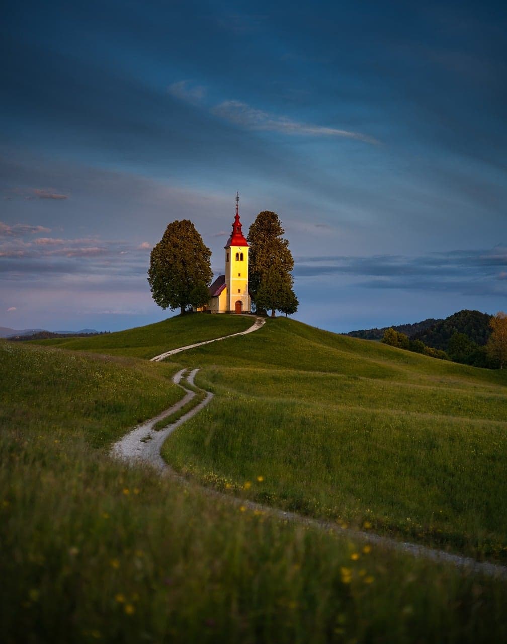 Church Slovenia Landscape
